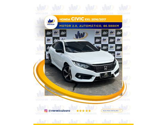 HONDA CIVIC 2.0 16V FLEXONE EXL 4P CVT