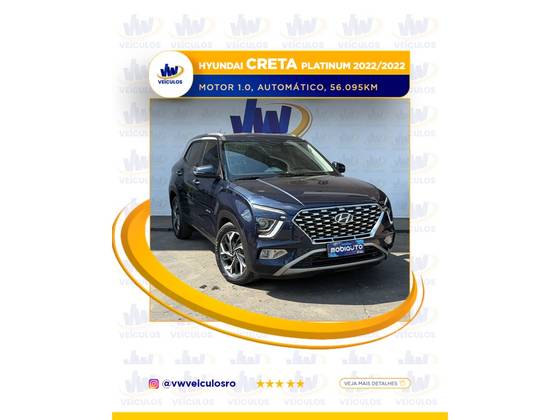 HYUNDAI CRETA 1.0 TGDI FLEX PLATINUM AUTOMÁTICO