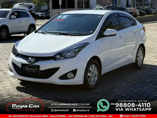 HYUNDAI-HB20S-1.6 COMFORT PLUS 16V FLEX 4P AUTOMÁTICO HYUNDAI-HB20S-2015