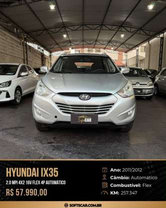 HYUNDAI-IX35-2.0 MPI 4X2 16V FLEX 4P AUTOMÁTICO HYUNDAI-IX35-2011