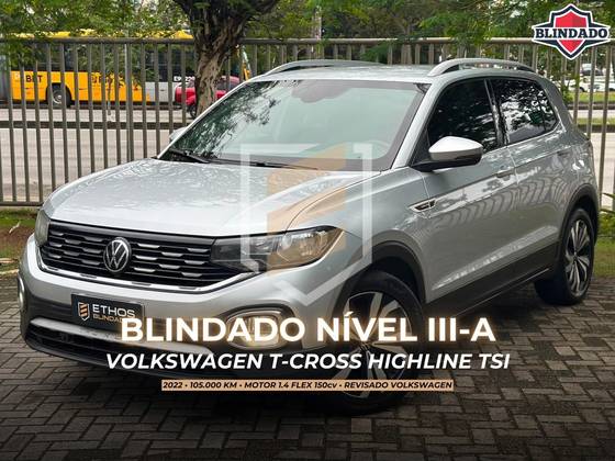 VOLKSWAGEN T-CROSS 1.4 250 TSI TOTAL FLEX HIGHLINE AUTOMÁTICO