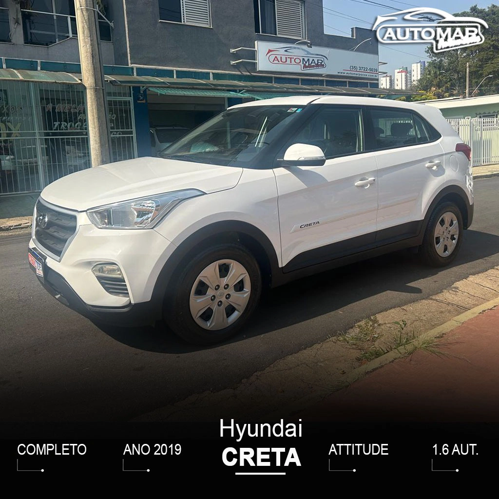 HYUNDAI CRETA 1.6 16V FLEX ATTITUDE AUTOMÁTICO