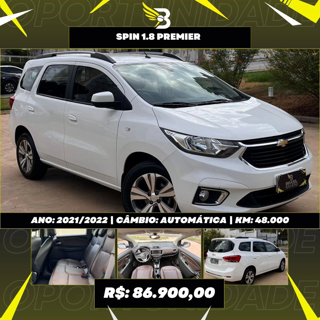 CHEVROLET SPIN 1.8 PREMIER 8V FLEX 4P AUTOMÁTICO