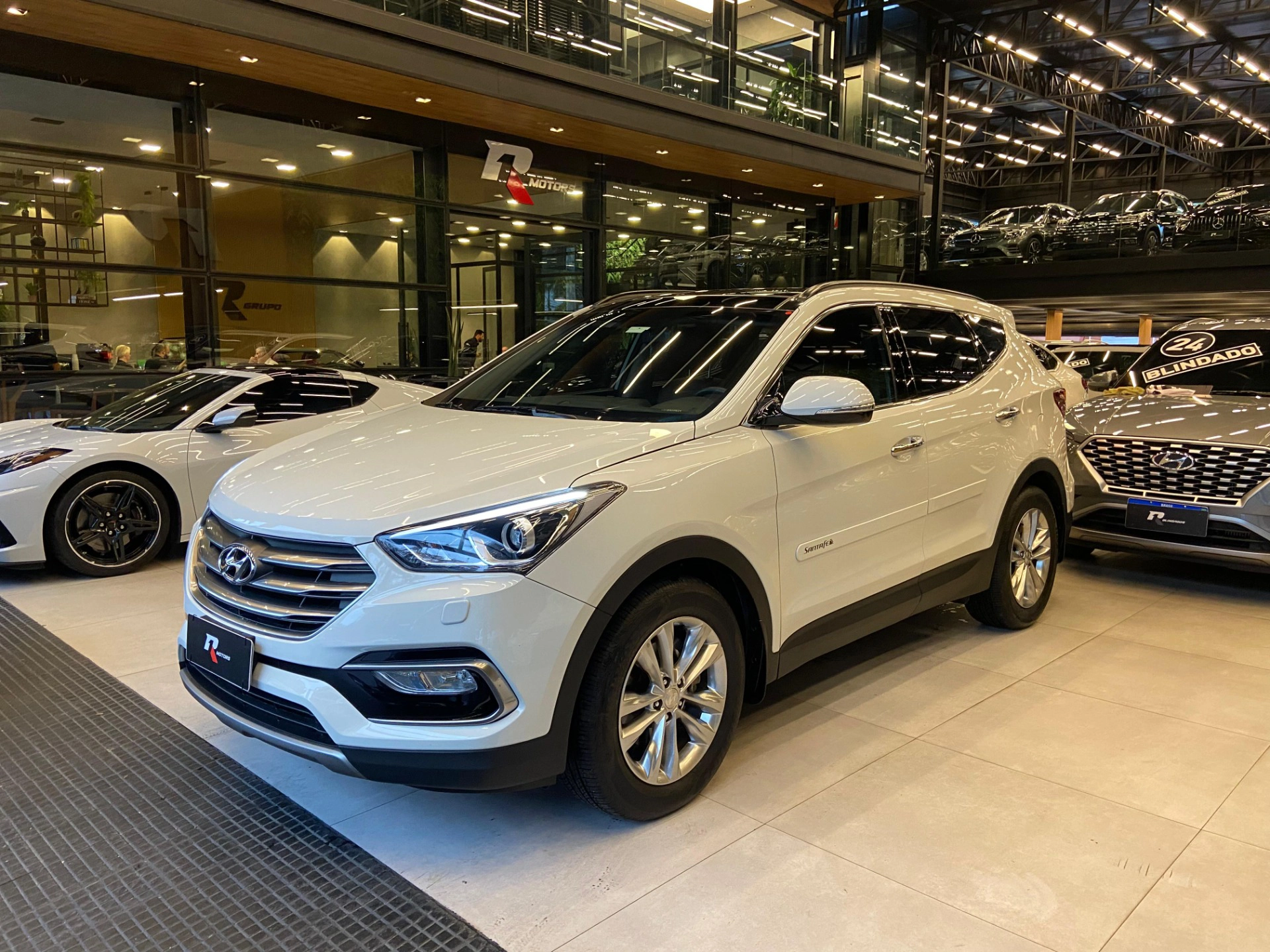 hyundai SANTA FÉ 3.3 MPFI 4X4 7 LUGARES V6 270CV GASOLINA 4P AUTOMÁTICO 2016