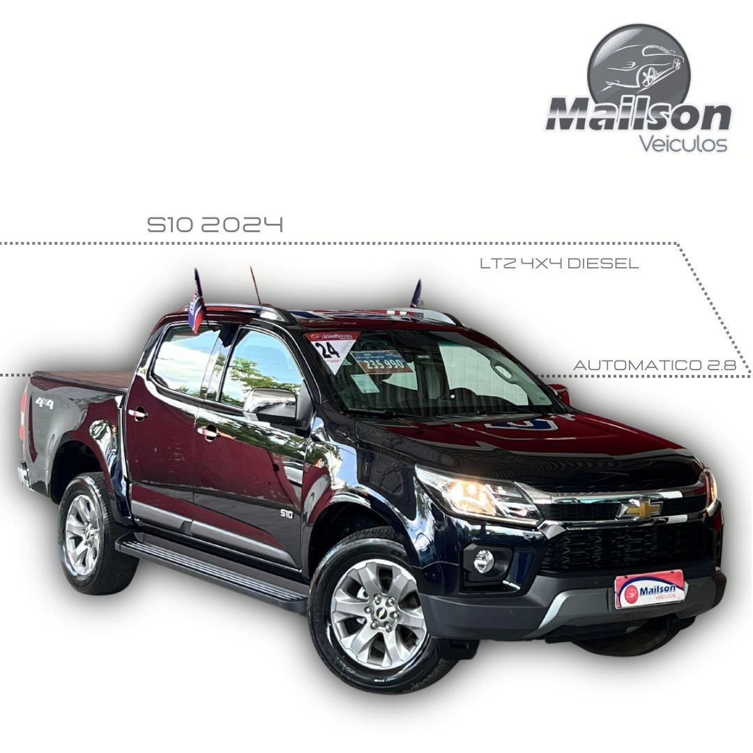 CHEVROLET S10 2.8 16V TURBO DIESEL LTZ CD 4X4 AUTOMÁTICO