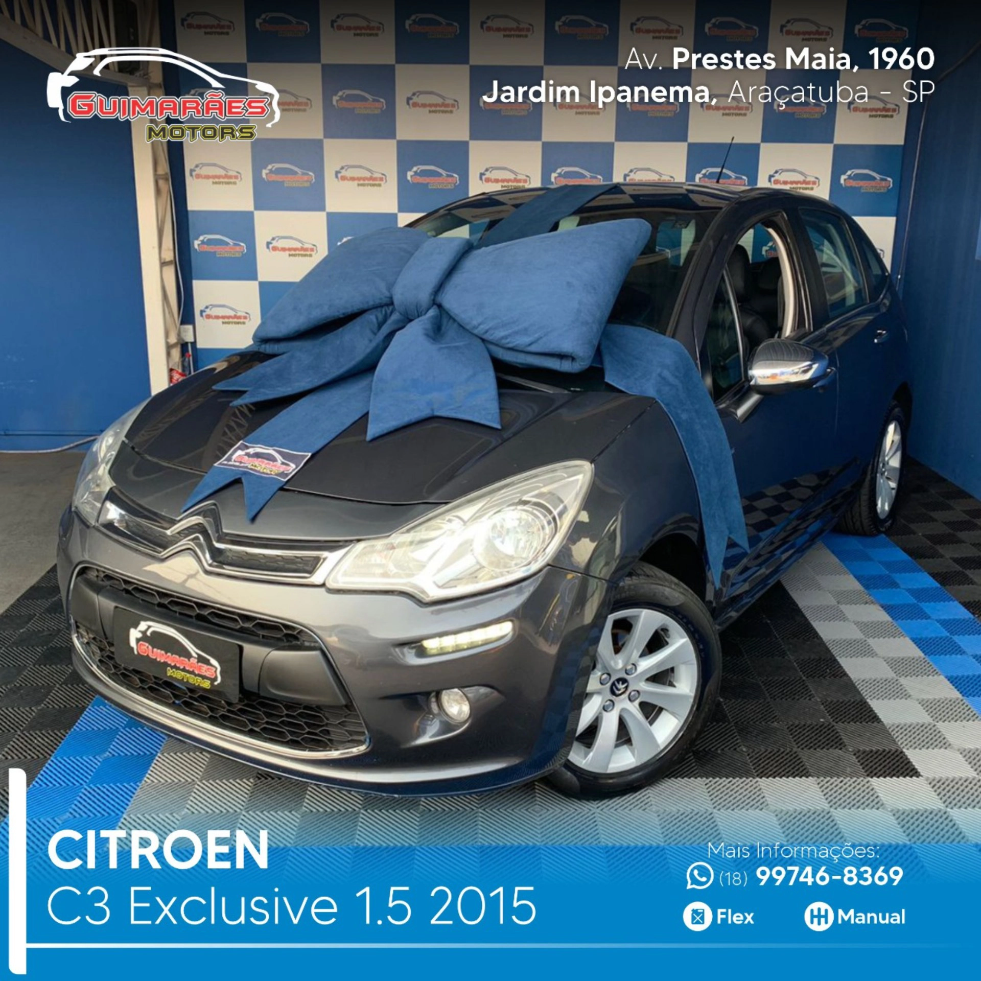 CITROËN C3 1.5 EXCLUSIVE 8V FLEX 4P MANUAL