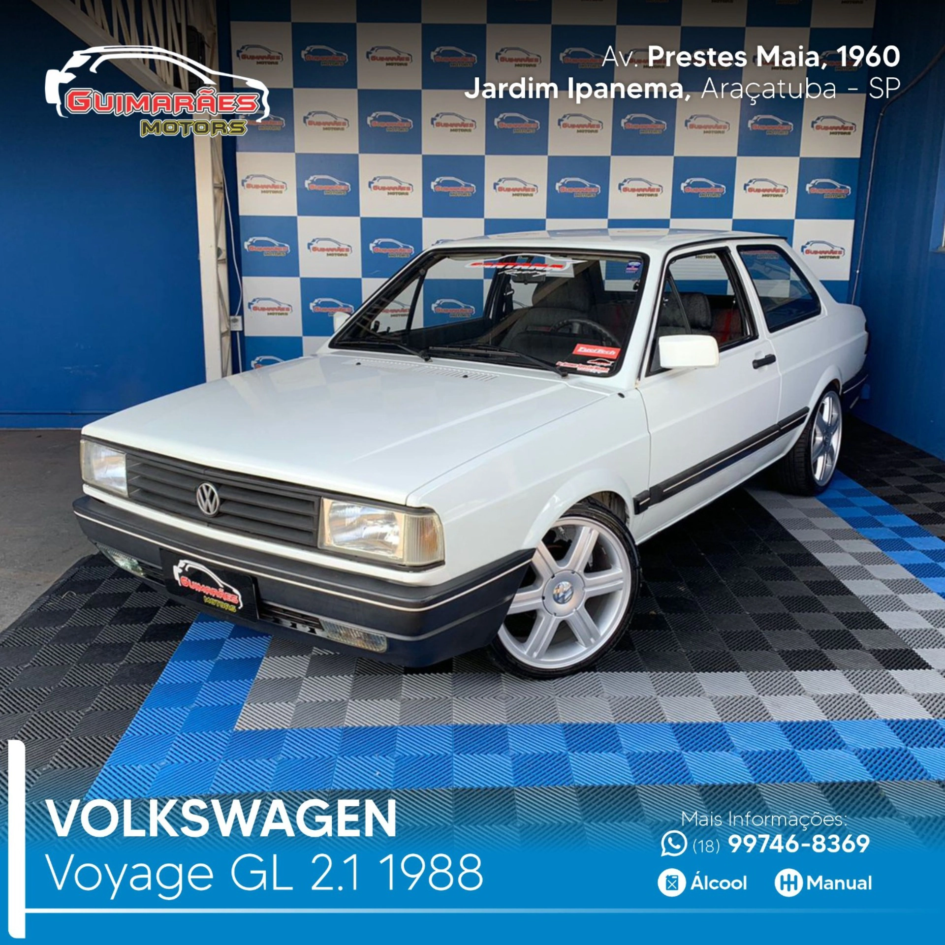 VOLKSWAGEN VOYAGE 1.6 GL 8V ÁLCOOL 2P MANUAL