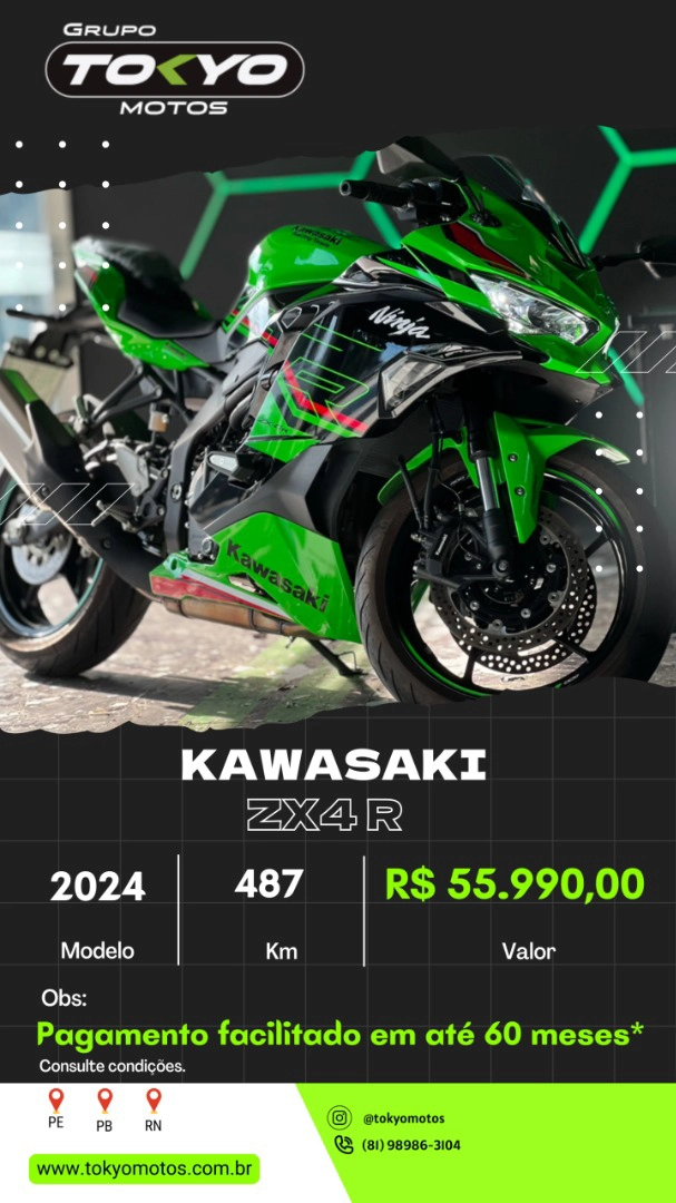 KAWASAKI NINJA ZX-4R Esportiva