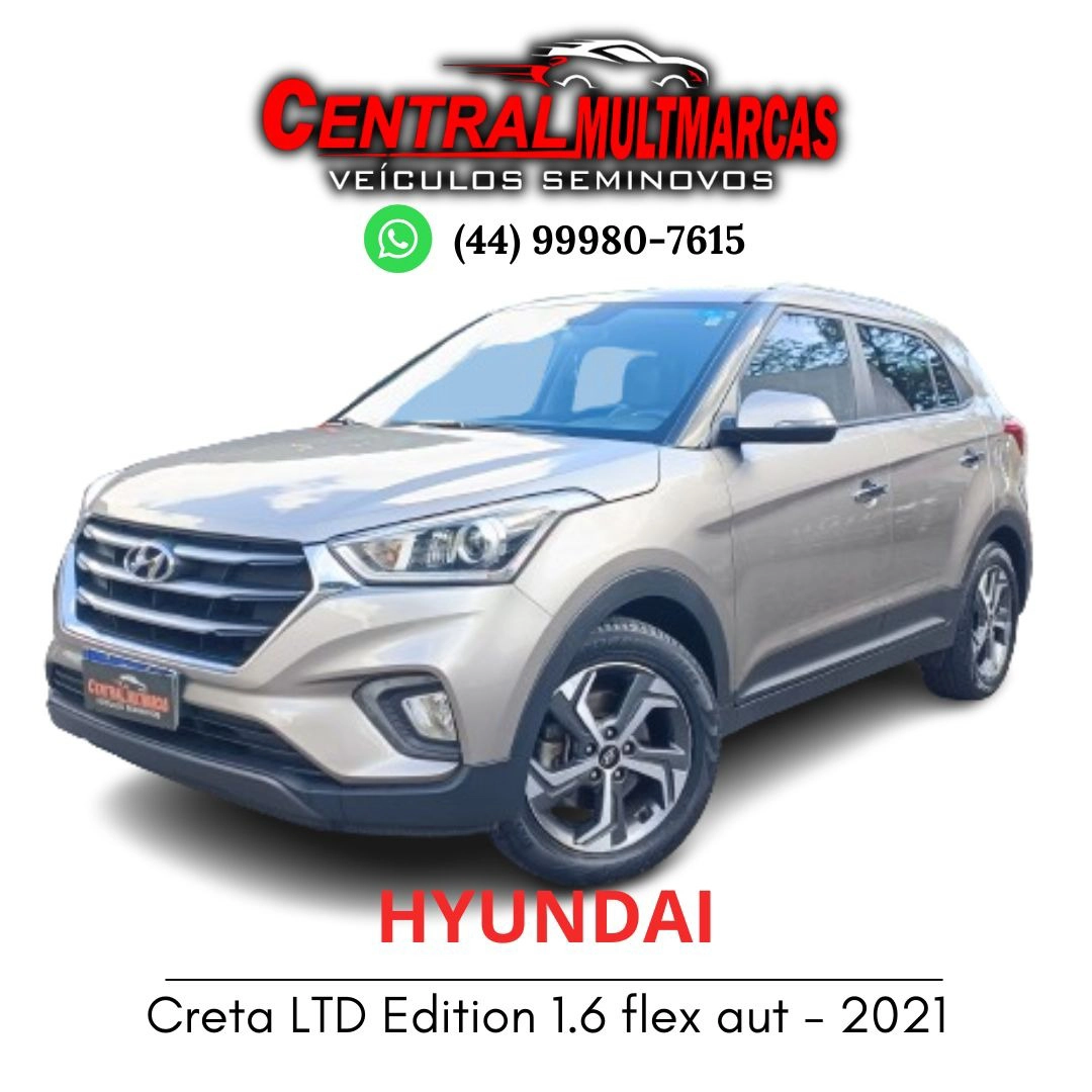 HYUNDAI CRETA 1.6 16V FLEX LIMITED AUTOMÁTICO