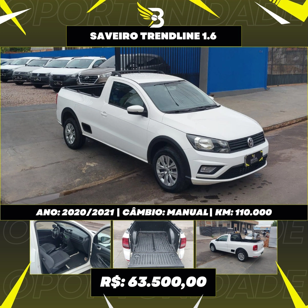 VOLKSWAGEN SAVEIRO 1.6 MSI TRENDLINE CS 8V FLEX 2P MANUAL