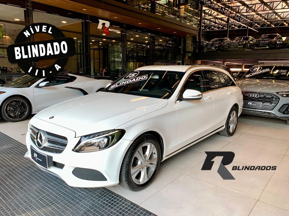 mercedes-benz C 180 1.6 CGI ESTATE AVANTGARDE 16V TURBO GASOLINA 4P AUTOMÁTICO 2015