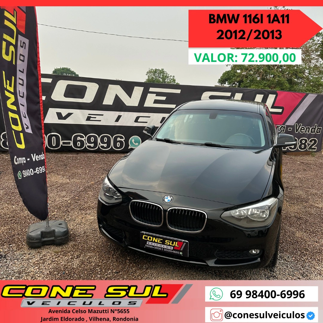 BMW 116I 1.6 1A11 16V TURBO GASOLINA 4P AUTOMÁTICO