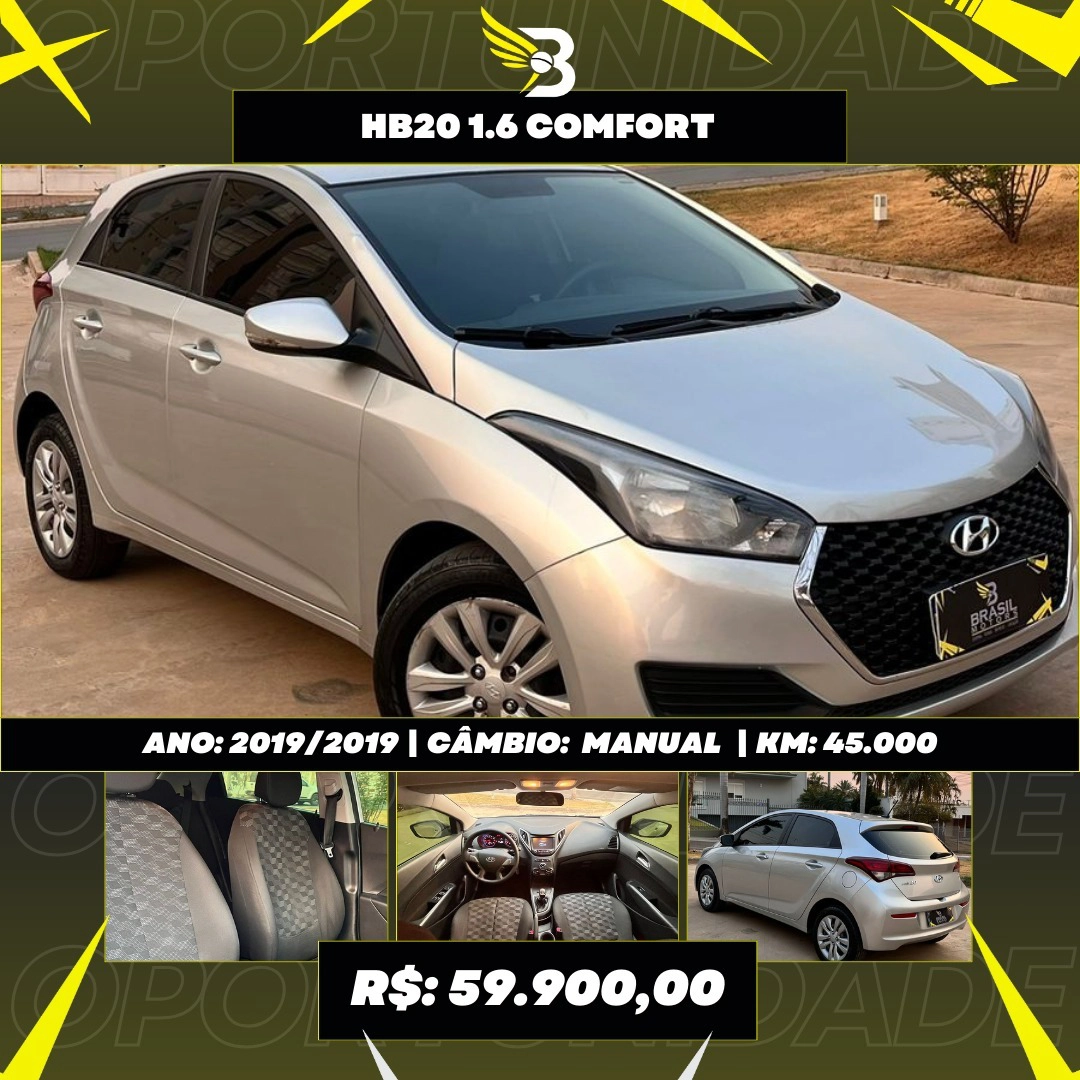 HYUNDAI HB20 1.6 COMFORT PLUS 16V FLEX 4P MANUAL