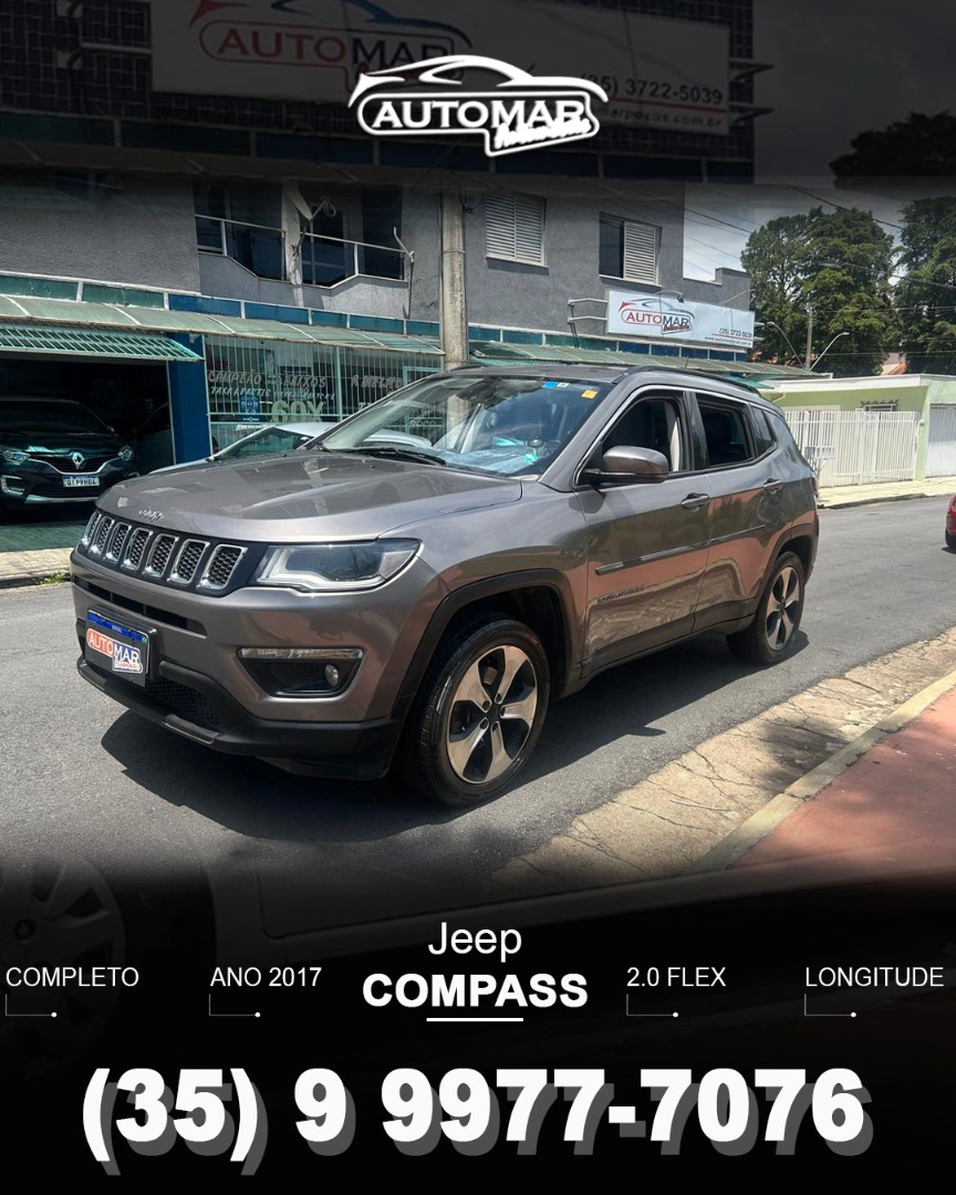JEEP COMPASS 2.0 16V FLEX LONGITUDE AUTOMÁTICO