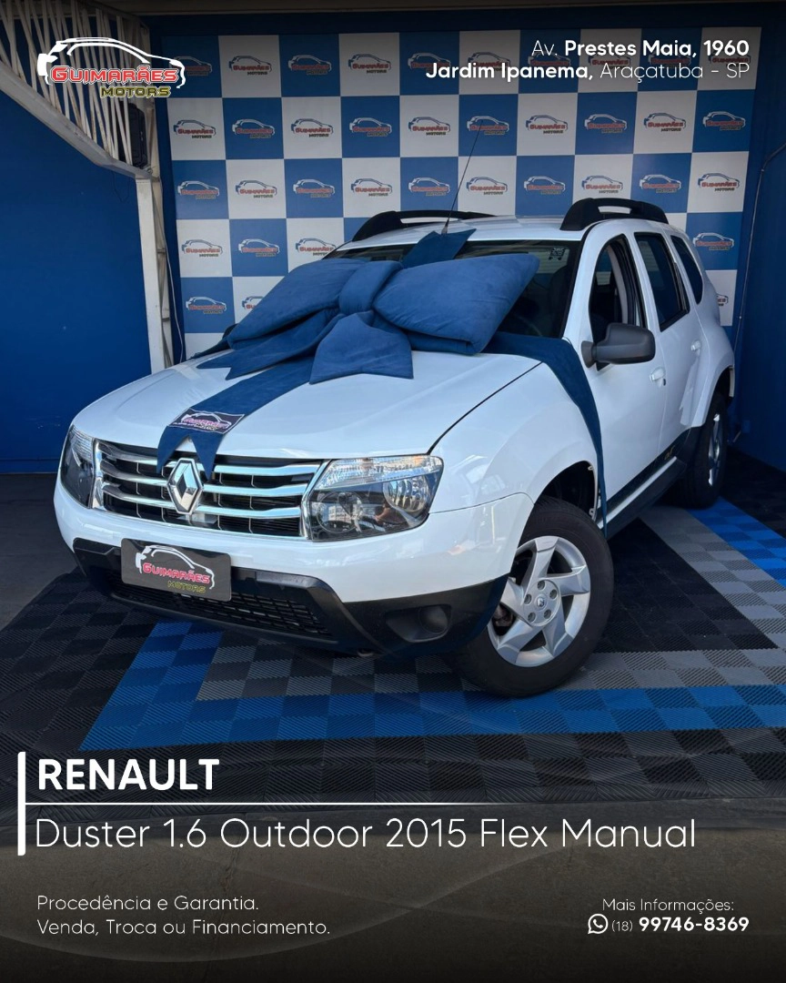 RENAULT DUSTER 1.6 OUTDOOR 4X2 16V FLEX 4P MANUAL