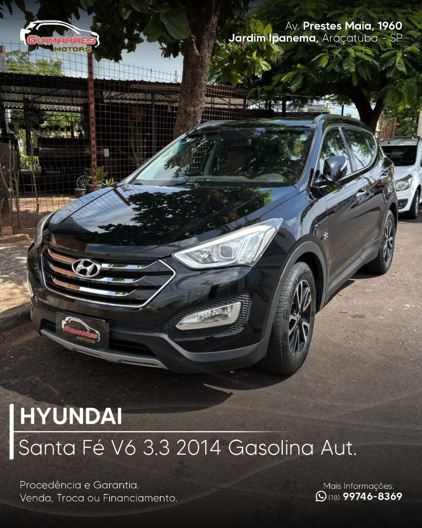 HYUNDAI SANTA FÉ 3.3 MPFI 4X4 V6 270CV GASOLINA 4P AUTOMÁTICO