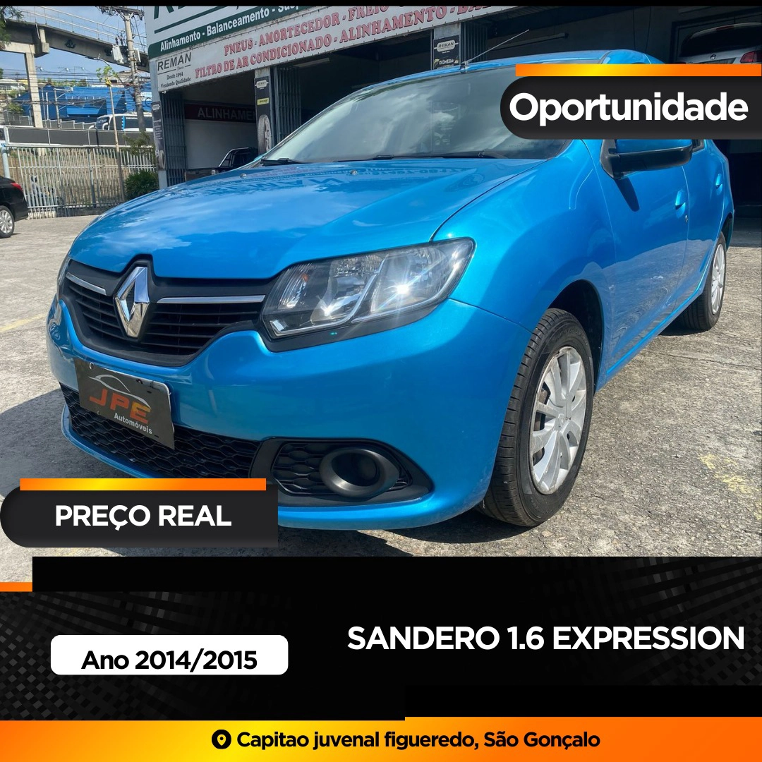 RENAULT SANDERO 1.6 EXPRESSION 8V FLEX 4P MANUAL