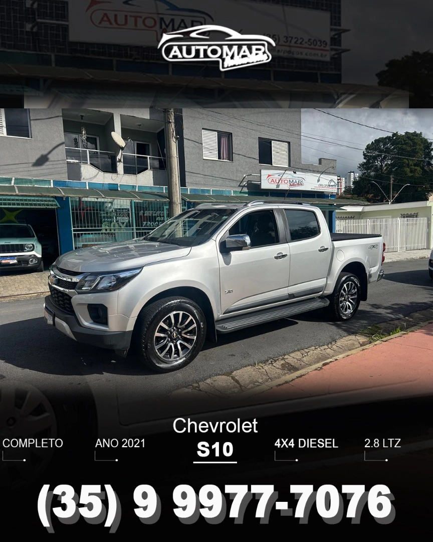 CHEVROLET S10 2.8 16V TURBO DIESEL LTZ CD 4X4 AUTOMÁTICO