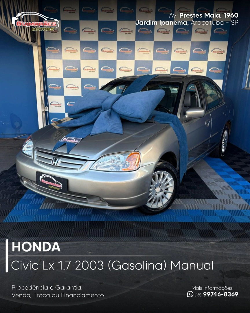 HONDA CIVIC 1.7 LX 16V GASOLINA 4P MANUAL