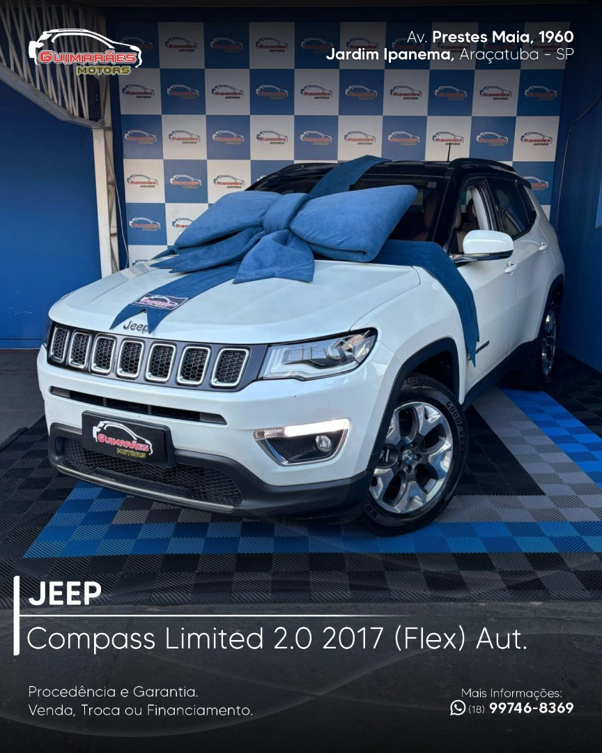 JEEP COMPASS 2.0 16V FLEX LIMITED AUTOMÁTICO
