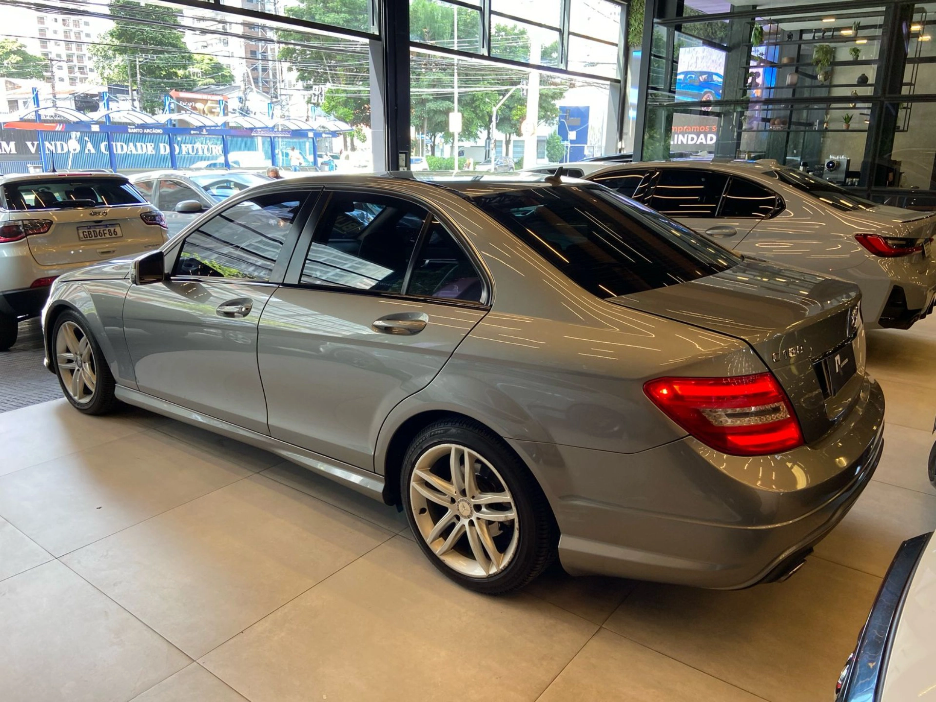 mercedes-benz C 180 1.6 CGI SPORT 16V TURBO GASOLINA 4P AUTOMÁTICO 2013