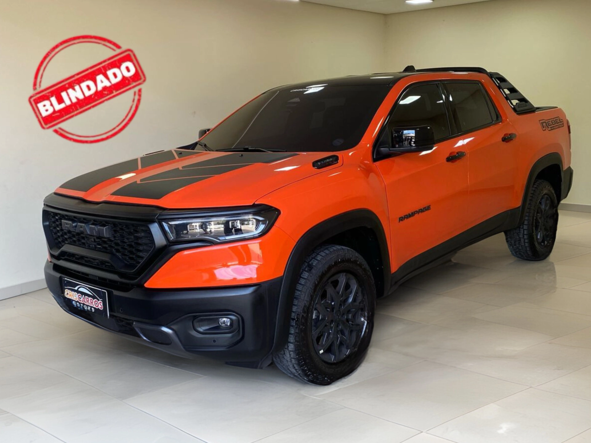 RAM RAMPAGE 2.0 HURRICANE 4 TURBO GASOLINA REBEL 4X4 AUTOMÁTICO