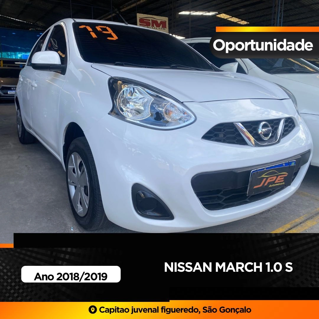 NISSAN MARCH 1.0 S 12V FLEX 4P MANUAL