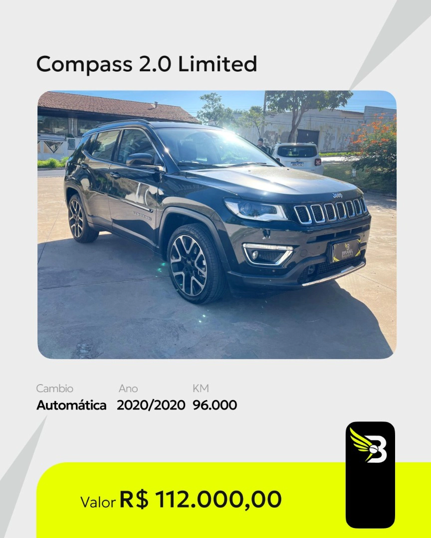 JEEP COMPASS 2.0 16V FLEX LIMITED AUTOMÁTICO