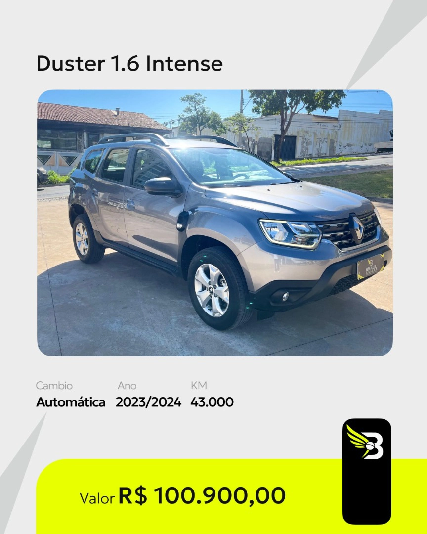 RENAULT DUSTER 1.6 16V SCE FLEX INTENSE X-TRONIC