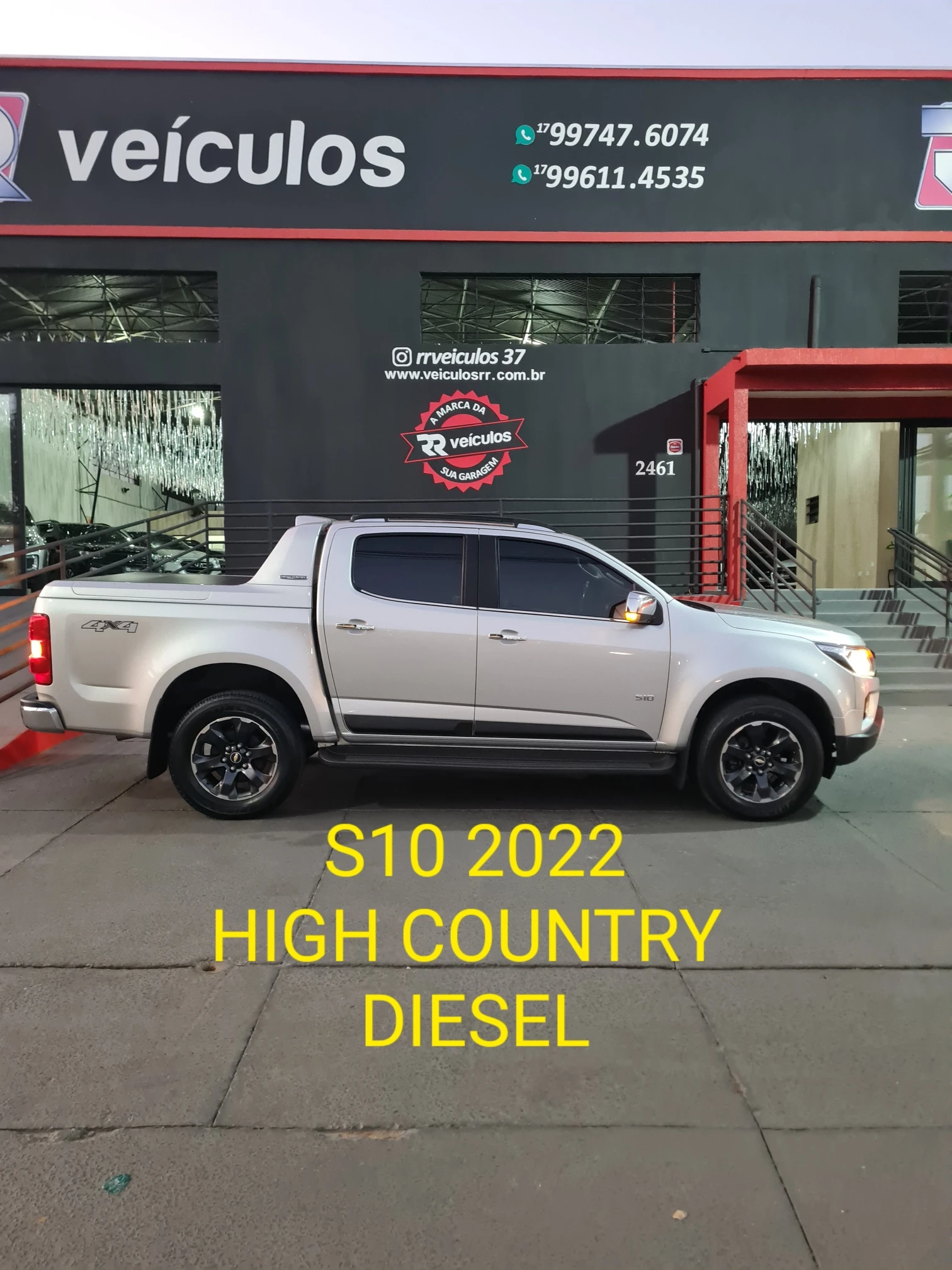 CHEVROLET S10 2.8 16V TURBO DIESEL HIGH COUNTRY CD 4X4 AUTOMÁTICO