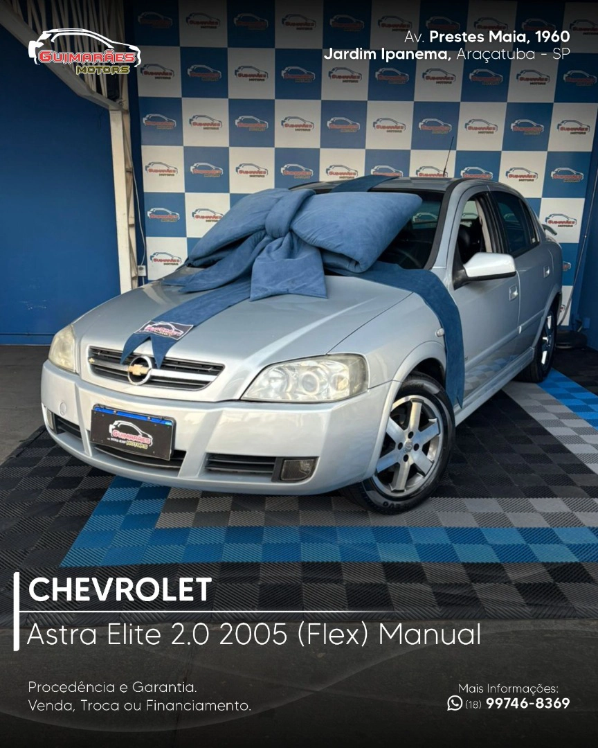 CHEVROLET ASTRA 2.0 MPFI ELITE 8V FLEX 4P MANUAL