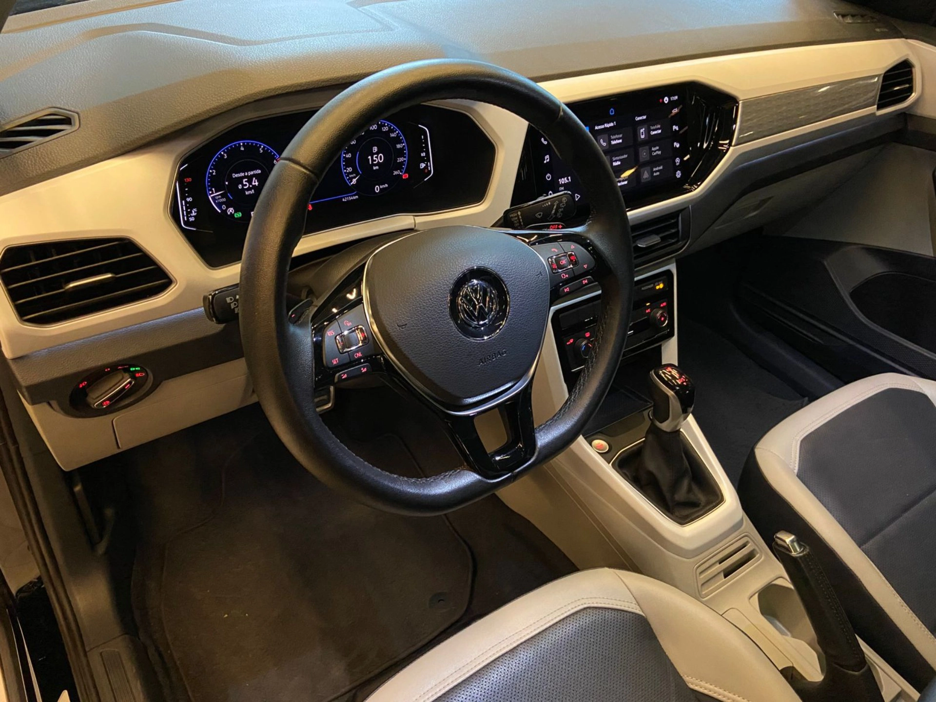 volkswagen T-CROSS 1.4 250 TSI TOTAL FLEX HIGHLINE AUTOMÁTICO 2021