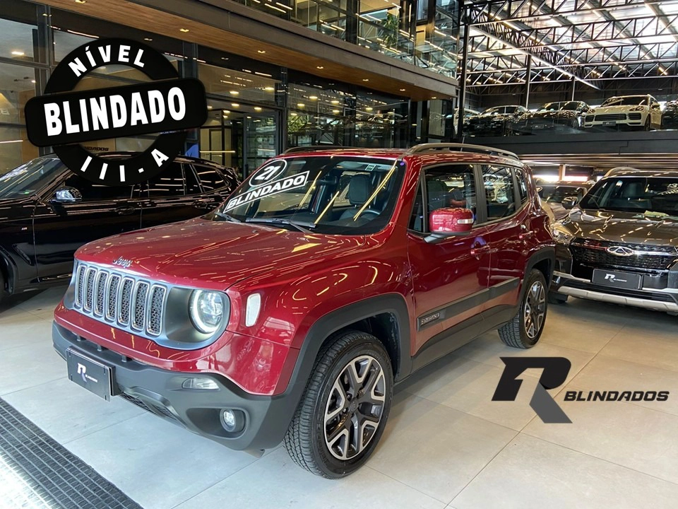 jeep RENEGADE 1.8 16V FLEX LONGITUDE 4P AUTOMÁTICO 2021 jeep RENEGADE 1.8 16V FLEX LONGITUDE 4P AUTOMÁTICO 2021