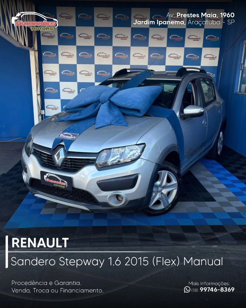 RENAULT SANDERO 1.6 STEPWAY 8V FLEX 4P MANUAL