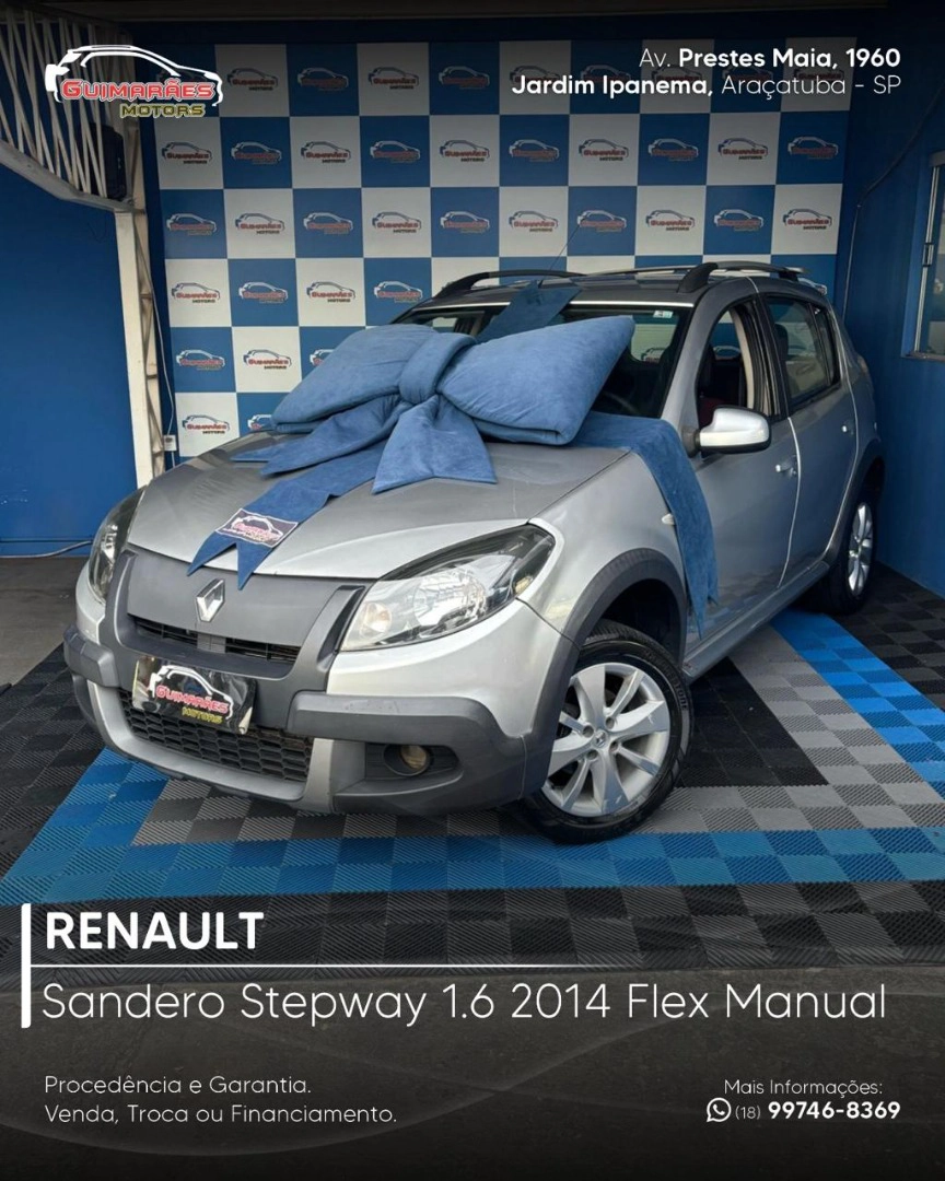 RENAULT SANDERO 1.6 STEPWAY 8V FLEX 4P MANUAL