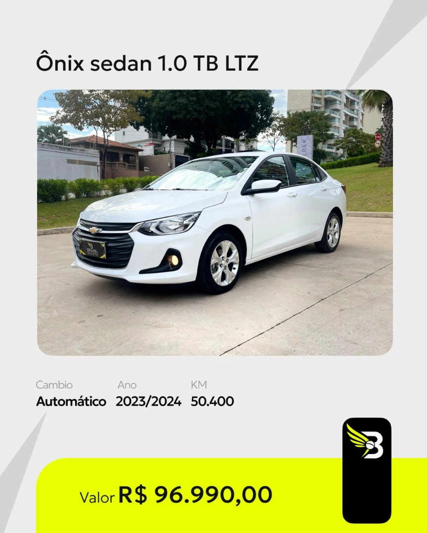 CHEVROLET ONIX 1.0 TURBO FLEX PLUS LTZ AUTOMÁTICO