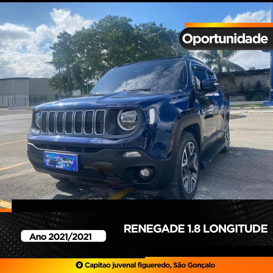 JEEP RENEGADE 1.8 16V FLEX LONGITUDE 4P AUTOMÁTICO