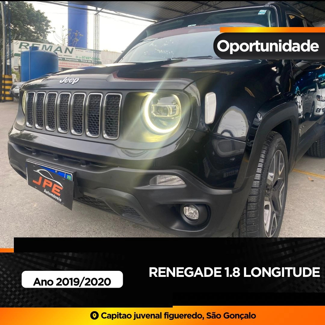 JEEP RENEGADE 1.8 16V FLEX LONGITUDE 4P AUTOMÁTICO