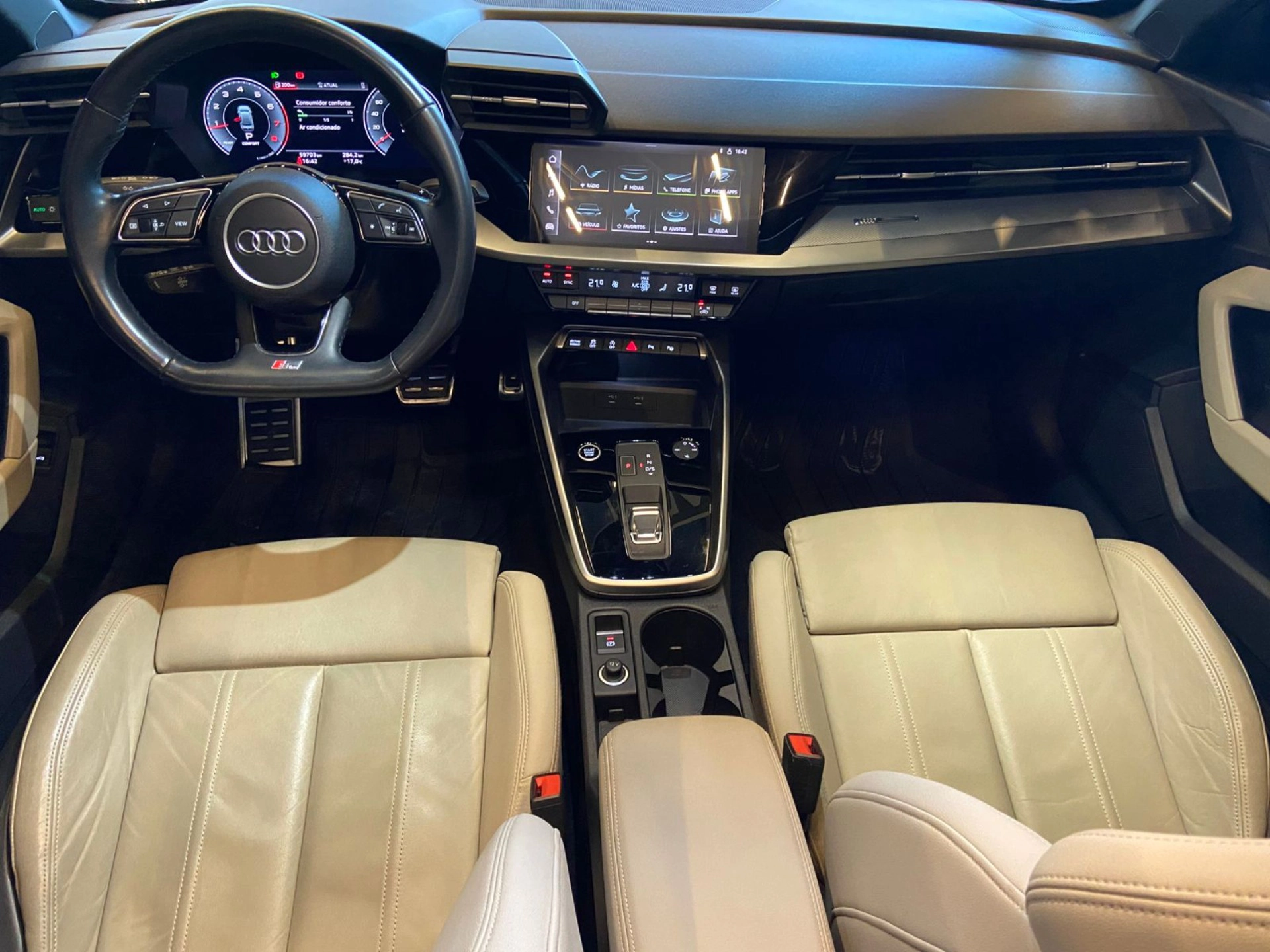 audi A3 2.0 40 TFSI GASOLINA SEDAN PERFORMANCE BLACK S-TRONIC 2022
