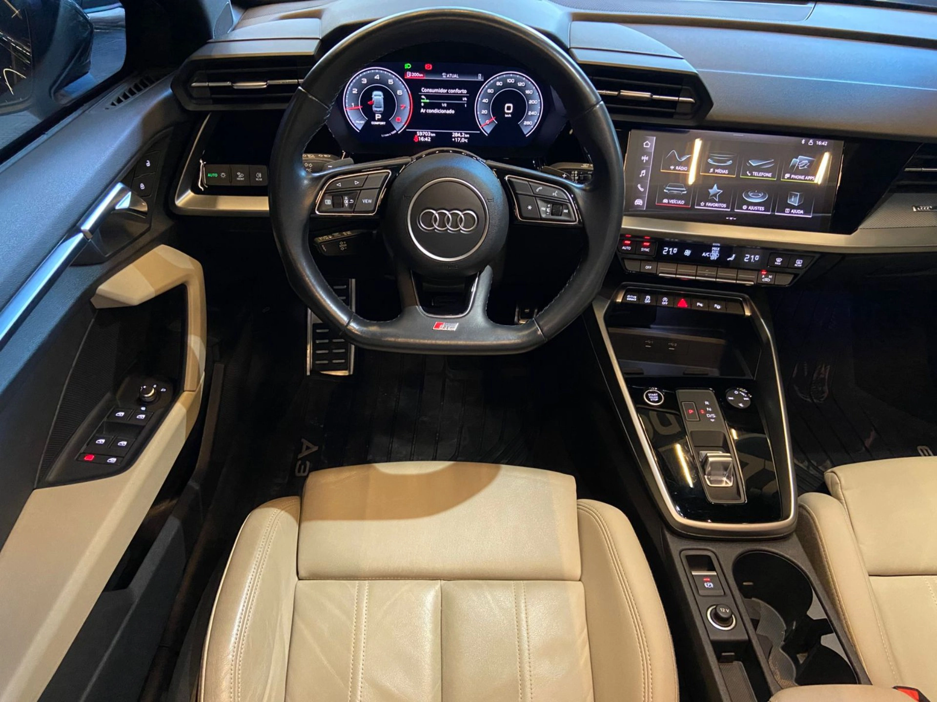 audi A3 2.0 40 TFSI GASOLINA SEDAN PERFORMANCE BLACK S-TRONIC 2022