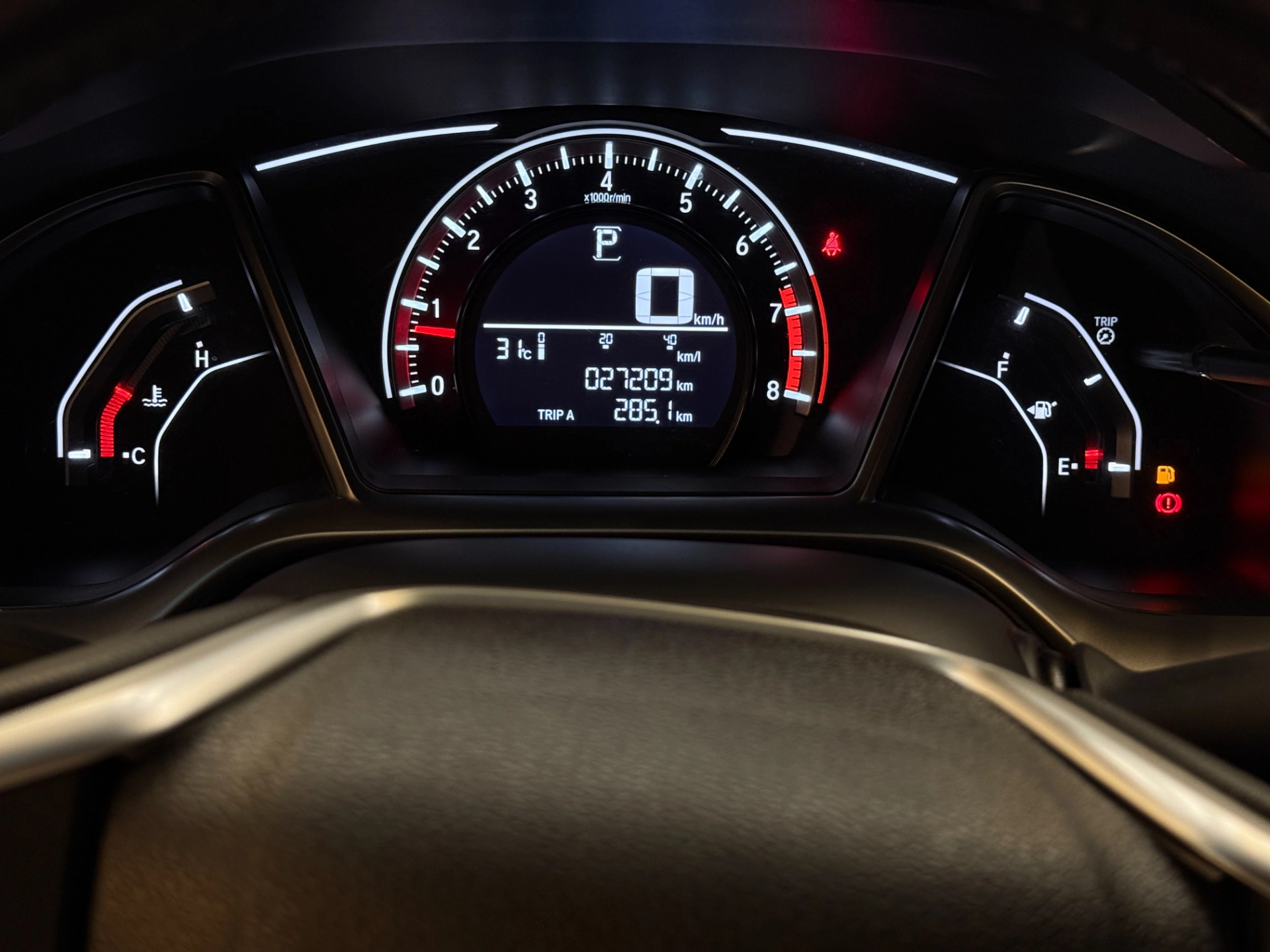 honda CIVIC 2.0 16V FLEXONE EX 4P CVT 201914